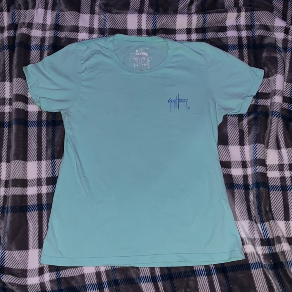 Teal Guy Harvey shirt !!